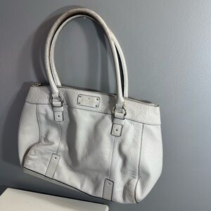 Kate Spade Gray Leather Tote